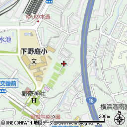 神奈川県横浜市港南区野庭町593-20周辺の地図