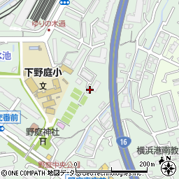 神奈川県横浜市港南区野庭町593-24周辺の地図