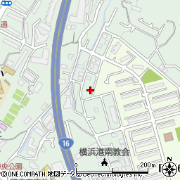神奈川県横浜市港南区野庭町494周辺の地図