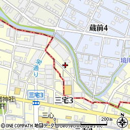名岐溶材株式会社周辺の地図