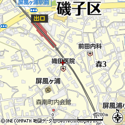 七澤ビル周辺の地図
