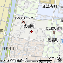 岐阜県岐阜市光樹町周辺の地図