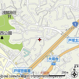 神奈川県横浜市戸塚区戸塚町3185-25周辺の地図