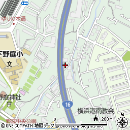 神奈川県横浜市港南区野庭町583周辺の地図