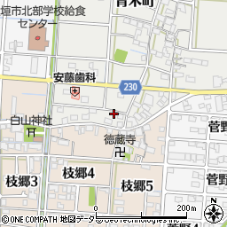 岐阜県大垣市青木町1594-3周辺の地図