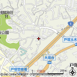 神奈川県横浜市戸塚区戸塚町3185-19周辺の地図