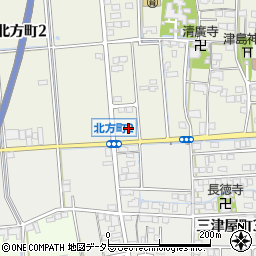 ファミリーマート大垣北方町店周辺の地図