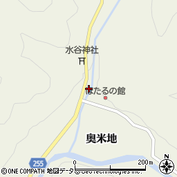 兵庫県養父市奥米地224周辺の地図