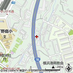 神奈川県横浜市港南区野庭町583-1周辺の地図