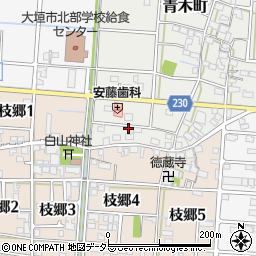 岐阜県大垣市青木町1599周辺の地図