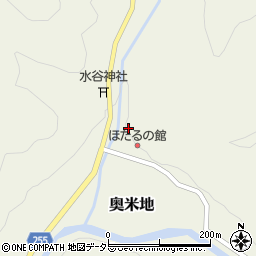 兵庫県養父市奥米地766周辺の地図