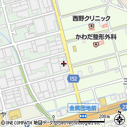 岐阜県各務原市金属団地209周辺の地図