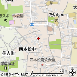 島根県出雲市大社町杵築南四本松北1129周辺の地図