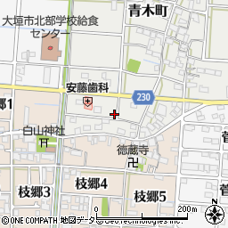 岐阜県大垣市青木町117-2周辺の地図