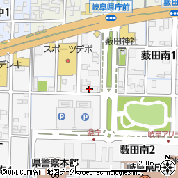 岐阜県既製服縫製工業組合周辺の地図