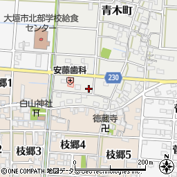 岐阜県大垣市青木町117周辺の地図