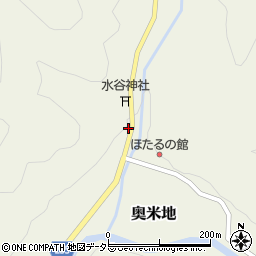 兵庫県養父市奥米地222周辺の地図