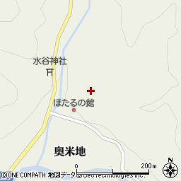 兵庫県養父市奥米地866周辺の地図