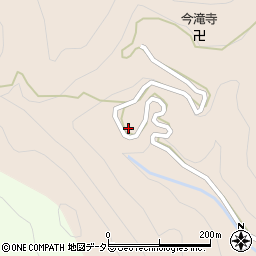 兵庫県養父市八鹿町今滝寺58周辺の地図