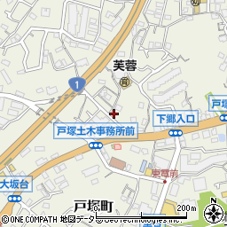 神奈川県横浜市戸塚区戸塚町3402-1周辺の地図