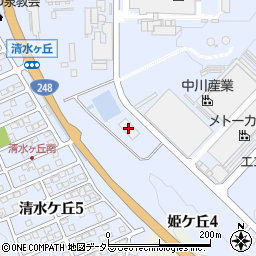 ミニター岐阜工場周辺の地図