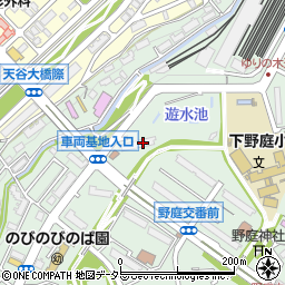 神奈川県横浜市港南区野庭町606-1周辺の地図