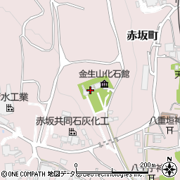 金生山神社周辺の地図