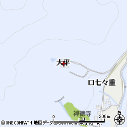 愛知県犬山市善師野大平周辺の地図