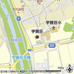 島根県安来市清井町323周辺の地図