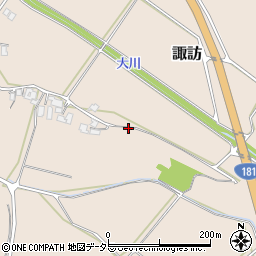 鳥取県米子市諏訪590周辺の地図