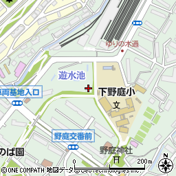 神奈川県横浜市港南区野庭町605周辺の地図