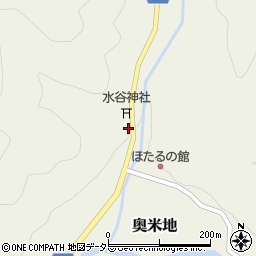 兵庫県養父市奥米地220周辺の地図