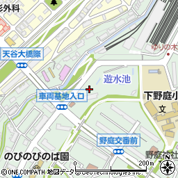 神奈川県横浜市港南区野庭町606周辺の地図