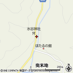 兵庫県養父市奥米地231周辺の地図
