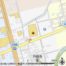 滋賀県長浜市川崎町229周辺の地図