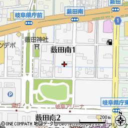 クレマティス岐阜県庁前本校周辺の地図