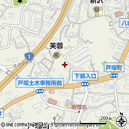神奈川県横浜市戸塚区戸塚町3414周辺の地図