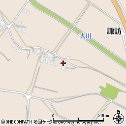 鳥取県米子市諏訪580周辺の地図