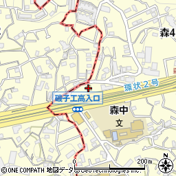セブンイレブン横浜磯子森５丁目店周辺の地図