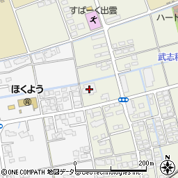 創価学会出雲文化会館周辺の地図