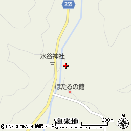 兵庫県養父市奥米地736周辺の地図