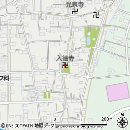 入徳寺周辺の地図