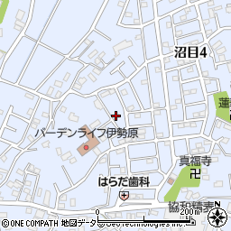 譽荘周辺の地図
