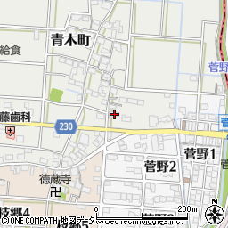 岐阜県大垣市青木町107周辺の地図