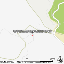 岐阜県畜産研究所　酪農研究部周辺の地図