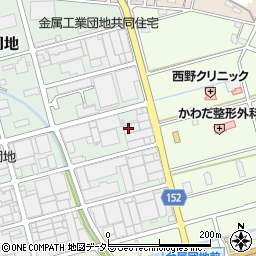 岐阜県各務原市金属団地198周辺の地図