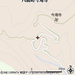兵庫県養父市八鹿町今滝寺86周辺の地図