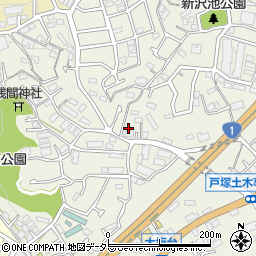 神奈川県横浜市戸塚区戸塚町3377周辺の地図
