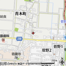 岐阜県大垣市青木町105周辺の地図