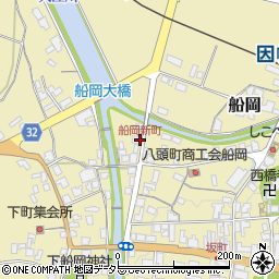 船岡新町周辺の地図